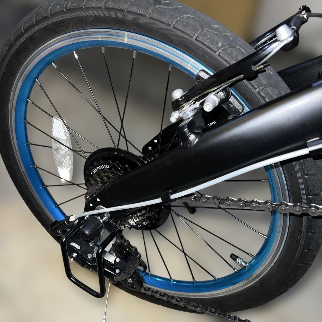 ⭐︎Renault 折りたたみ自転車 20インチ/ライト/サドルカスタム/ルノー