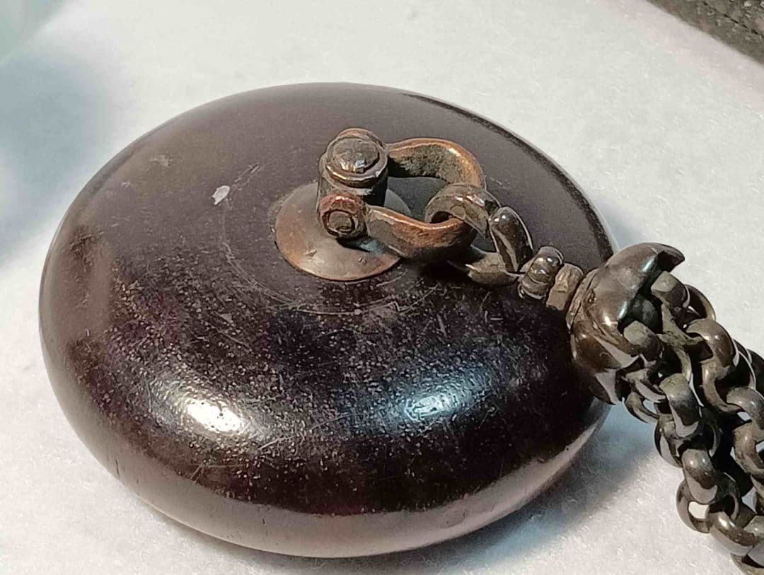 鳳凰の図 七宝 鏡蓋 饅頭 根付」「折鶴 前金具」 煙草入 銀煙管有