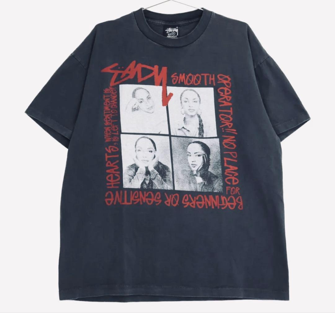 STUSSY × SADE Tシャツ ブラック XL