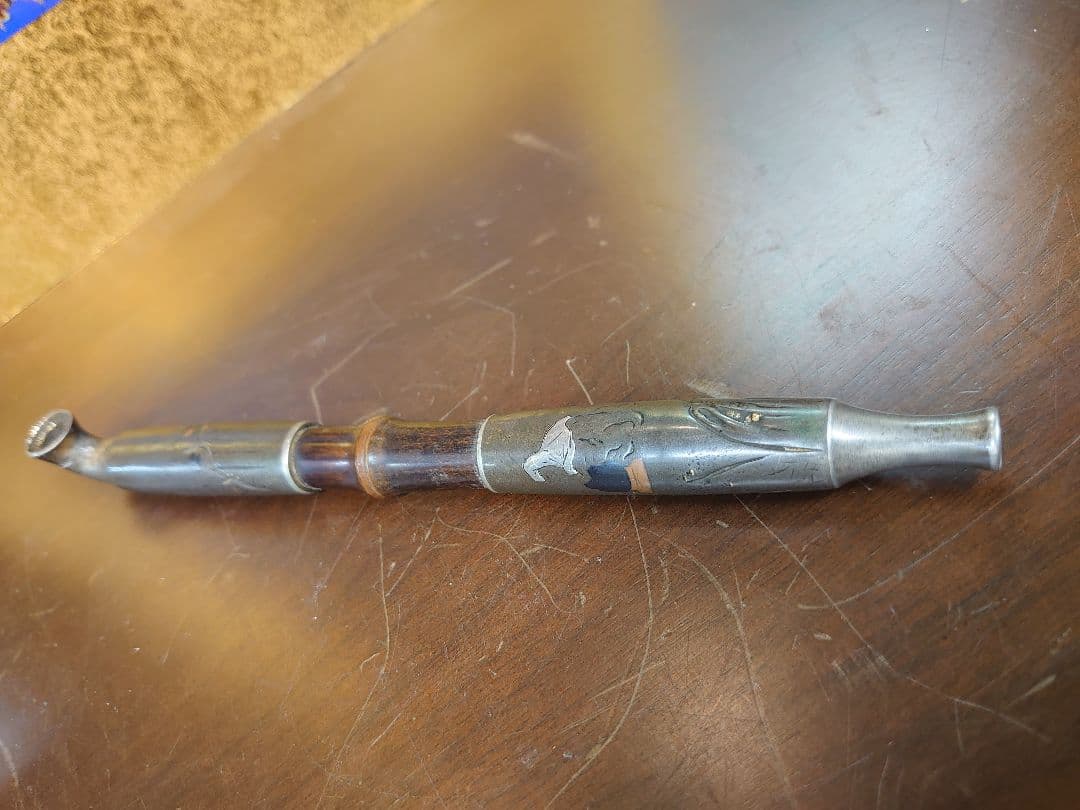 yaming18様専用〗アンティーク 安い 彫刻キセル （タバコ）