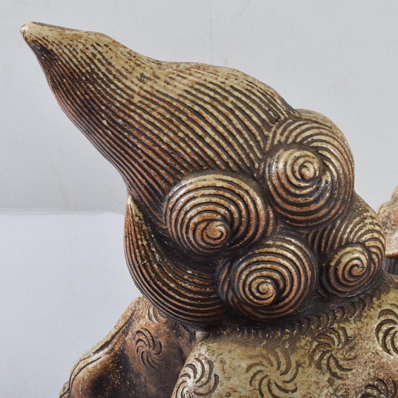 オンライン ストアホビー・楽器・アート - 備前焼 古備前 獅子 置物 D