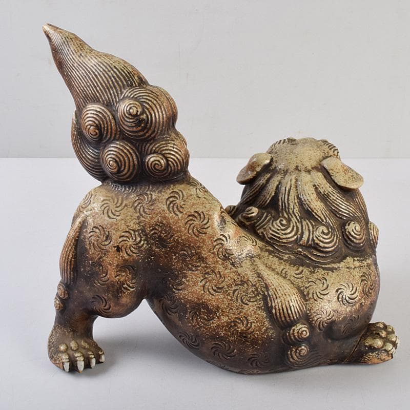 オンライン ストアホビー・楽器・アート - 備前焼 古備前 獅子 置物 D