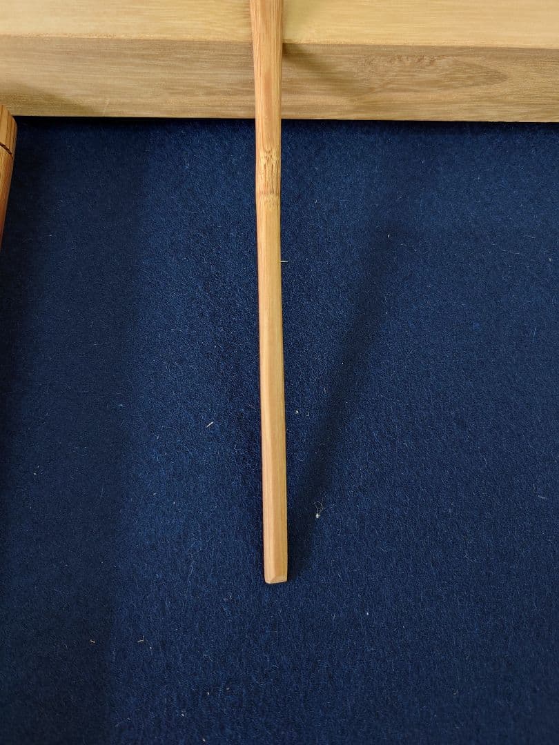 雪山共筒茶杓「紅葉」「せせらぎ」 共箱