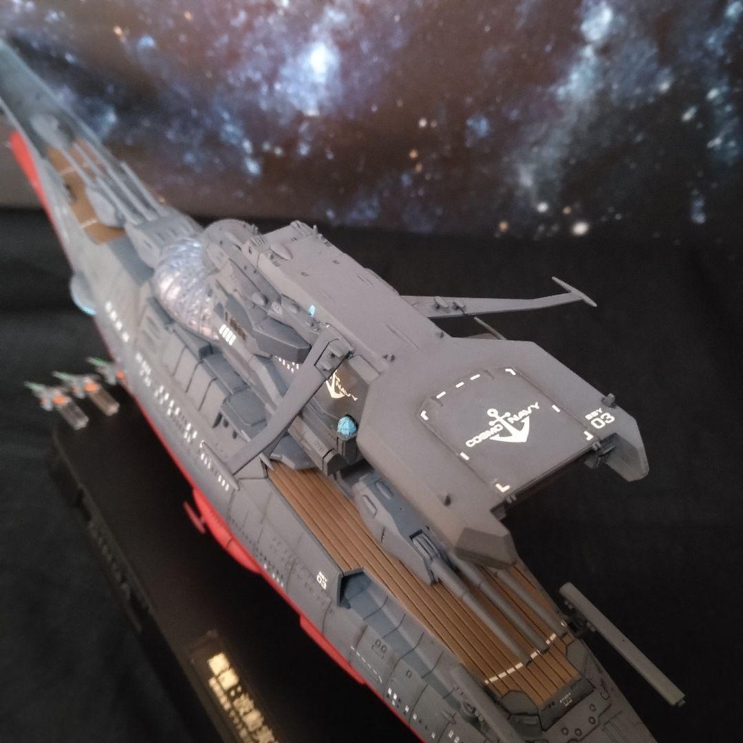 1/1000波動実験艦 銀河［3199］艦橋LED全塗装完成品