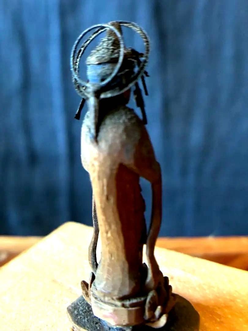 小さな 小さな合掌木彫り仏 極小木彫り仏 江戸時代