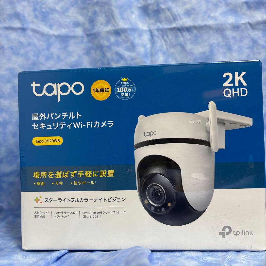 Tapo C520WS 屋外用Wi-Fiカメラ 2K QHD TP-LINK】屋外パンチルトセキュリティWi-Fiカメラ（2K QHD 4MP） Tapo