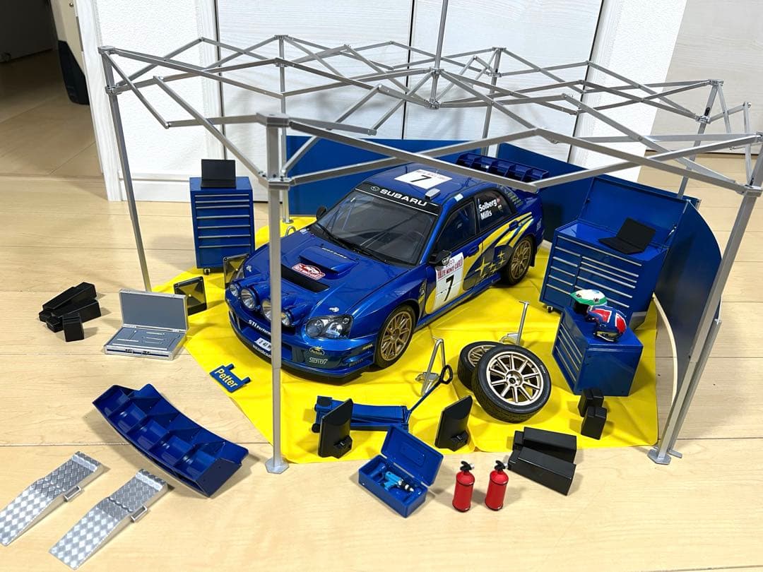 【完成品】1/8 アシェット 週刊 スバル インプレッサをつくる