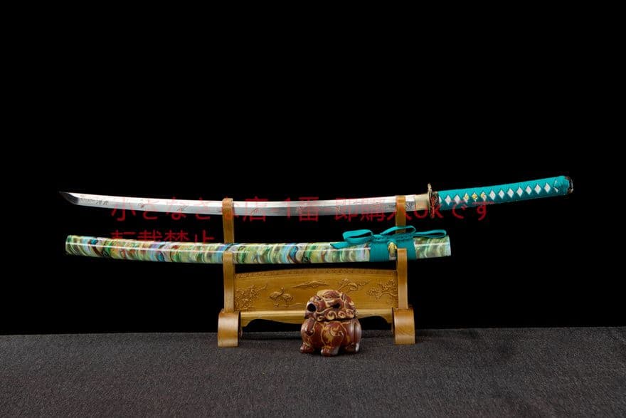 翠竹武士刀-高性能マンガン鋼    古兵器 武具　刀装具　日本刀　模造刀 居合刀