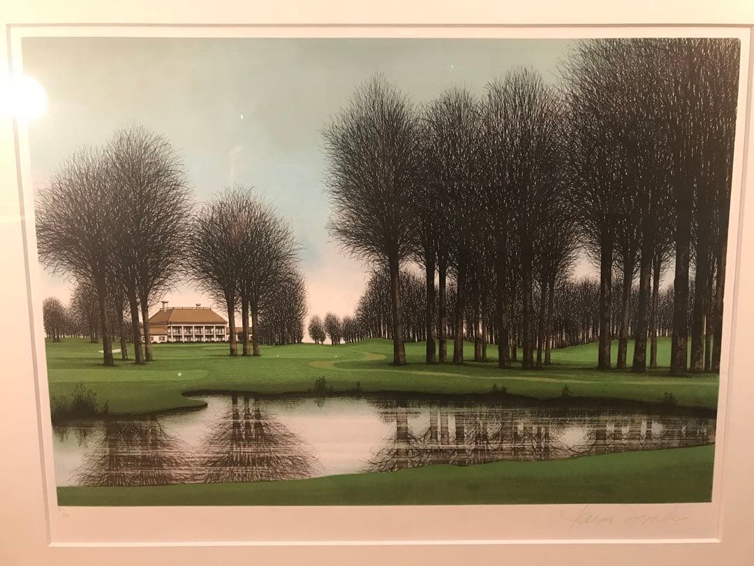 ロビーさま専用　デペルト「ゴルフ場」「フロリダのオークスクラブ」２作品リトグラフ