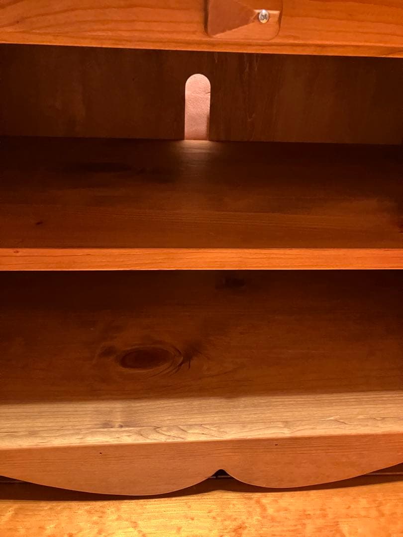 ナチュラルウッド収納ボックス ハート型-セール店舗