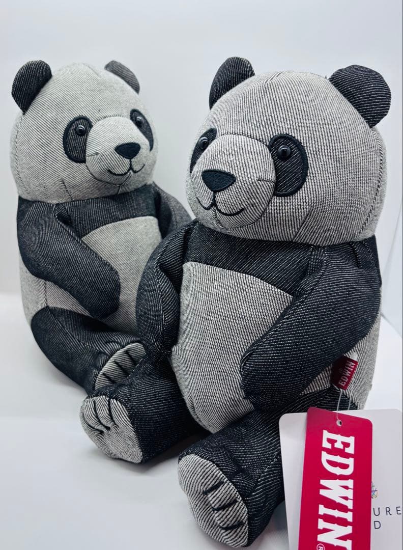 パンダ EDWIN アドベンチャーワールド 2体セット ぬいぐるみ 南紀白浜