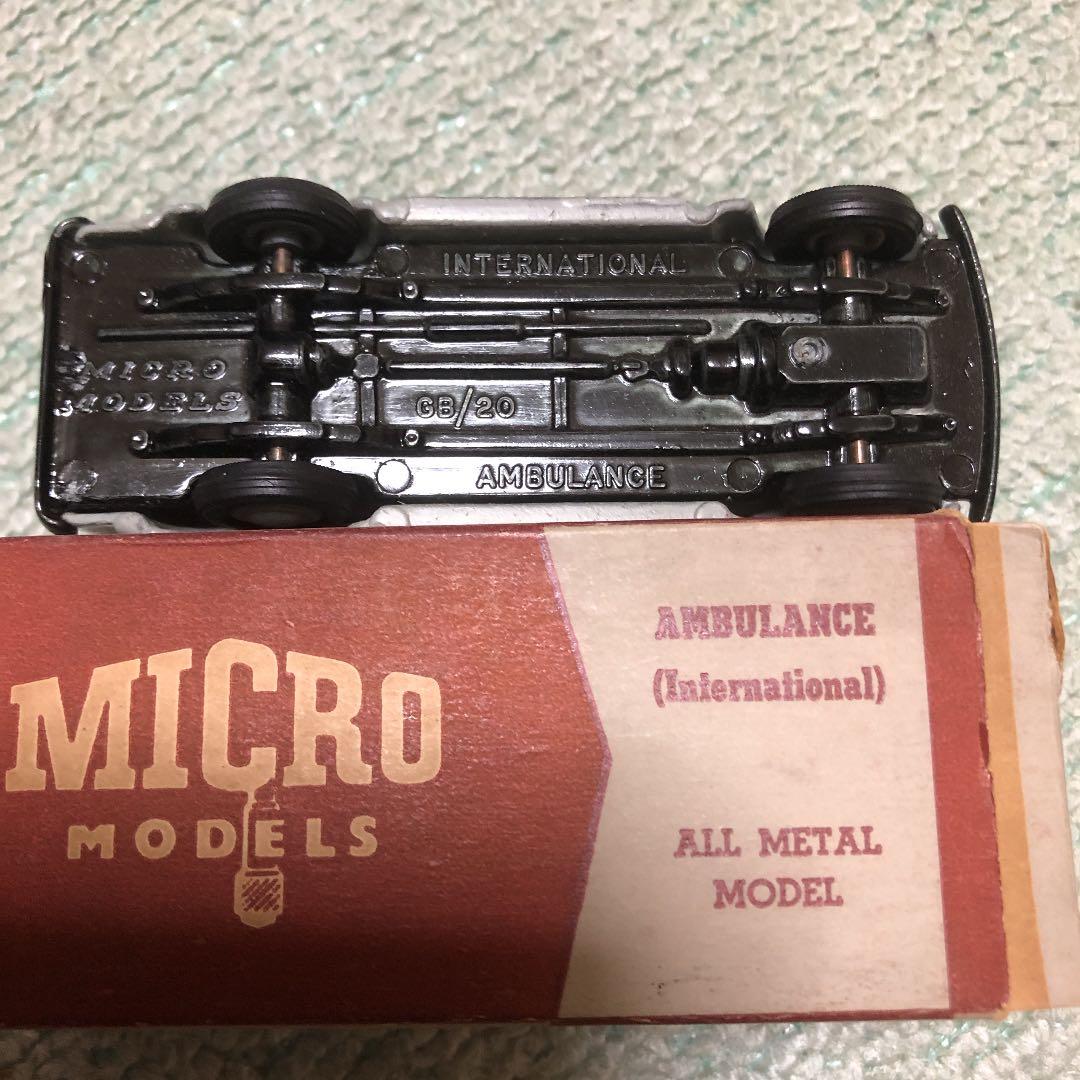 マイクロ　モデル、no20インターナショナル　アンビュランス、52.