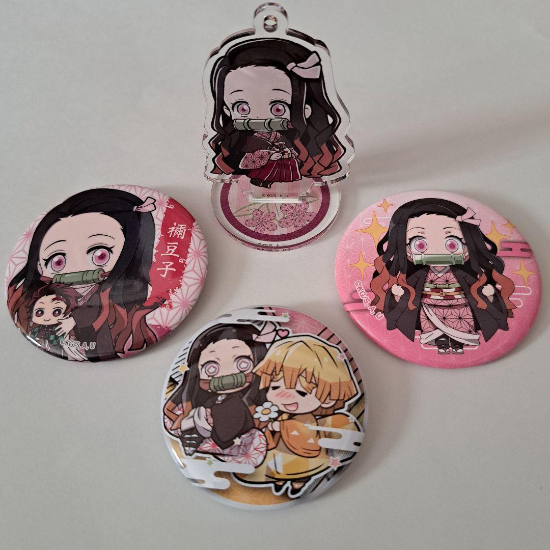 鬼滅の刃 禰豆子 グッズまとめ売り 缶バッジ ミニアクスタ - メルカリ