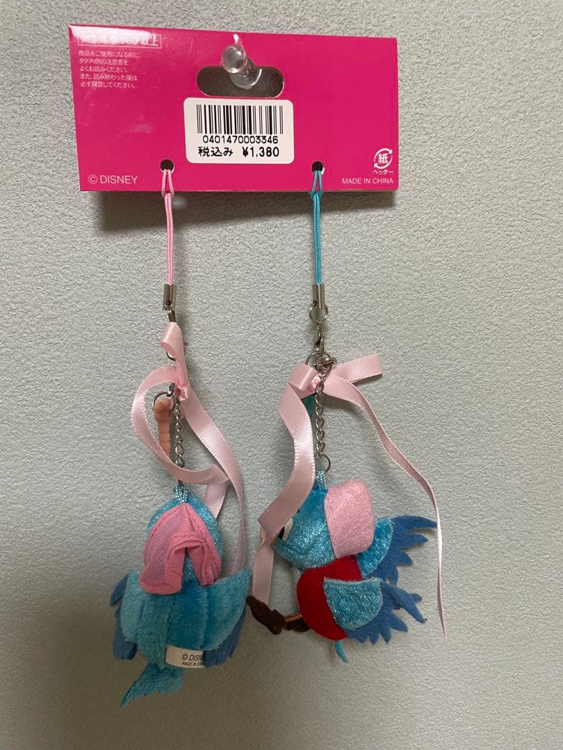 東京ディズニーリゾート シンデレラ青い鳥のストラップ 2個セット