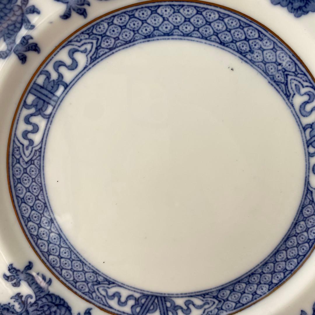 希少 ハマースレイ ブルードラゴン カップ ソーサー プレート ティーセット