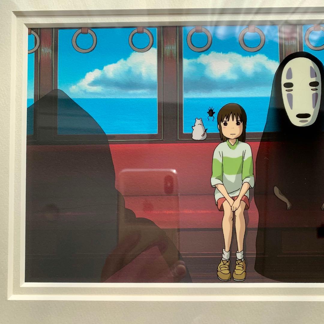 m*2様 【非売品】ジブリ 千と千尋の神隠し セル画 海原鉄道 千尋と