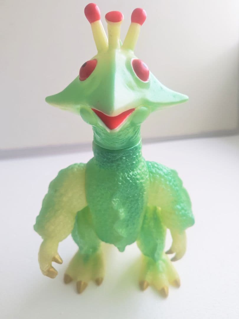 マルサン　ギララ蓄光　ソフビ ソフビ 【中古】マルサン 宇宙大怪獣 ギララ（蓄光） イリサワ