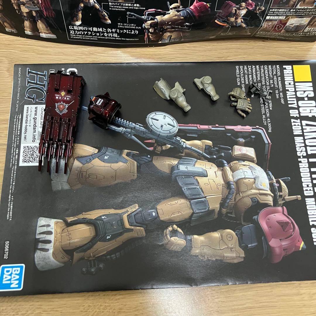 hg ザクⅡ F型 ソラリ機 ルショーン機 チャブス機 ケイル機