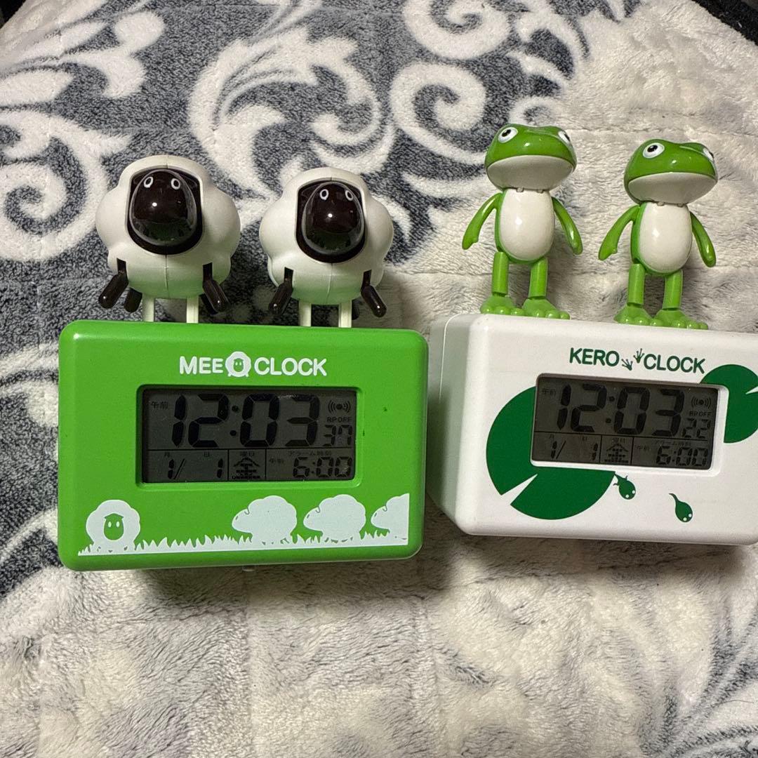 和光トラベル時計 緑