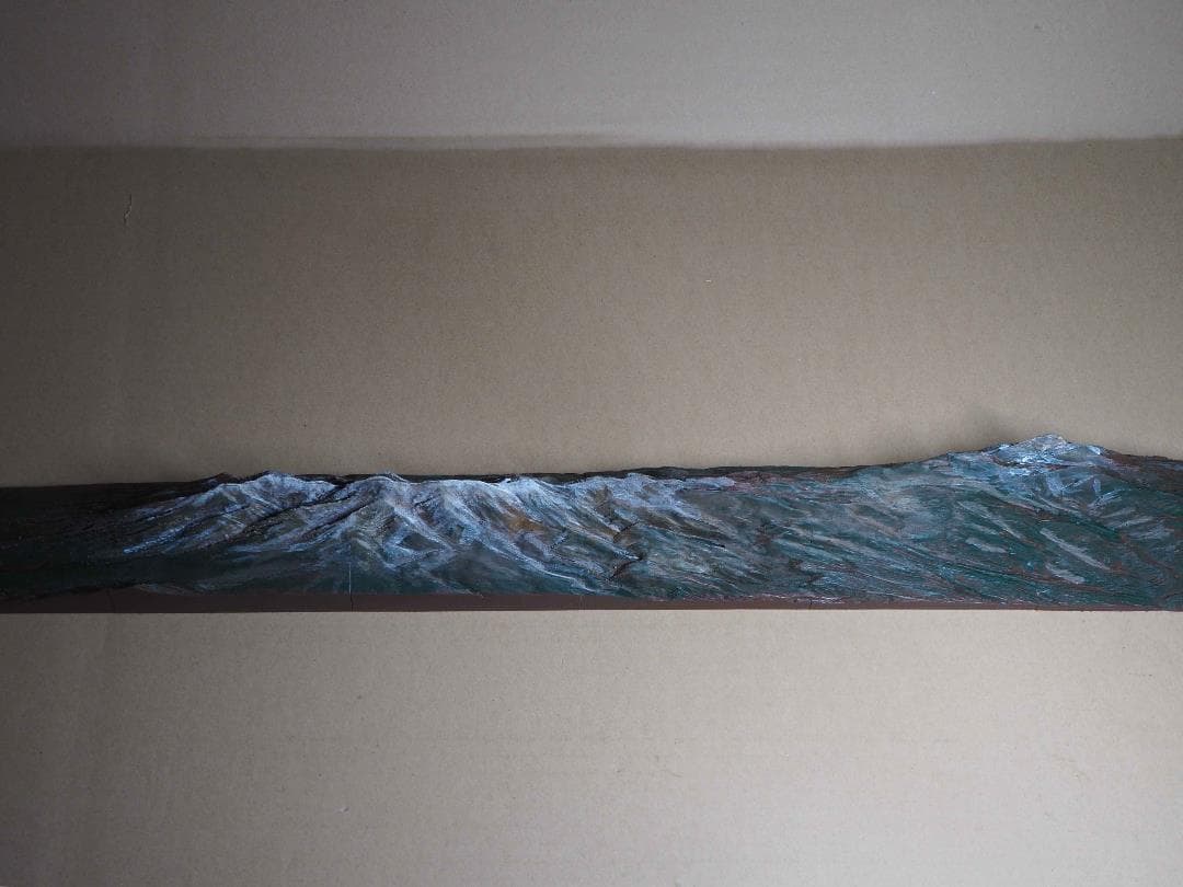 鉄道ジオラマ背景用山岳模型　　小海線　八ヶ岳連峰　鉄道レイアウトの背景に最適