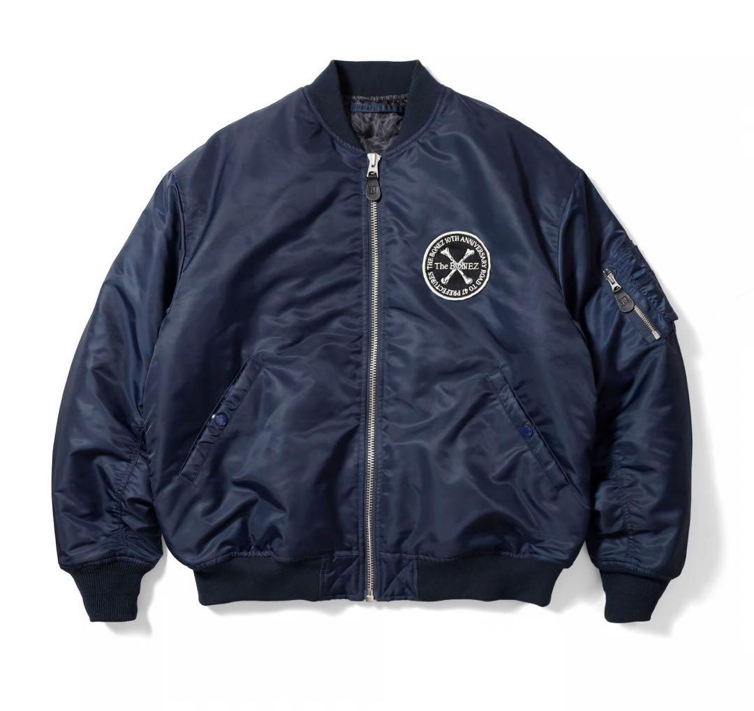 THE BONEZ 333枚限定 初期MA-1ジャケット ブラックLsize