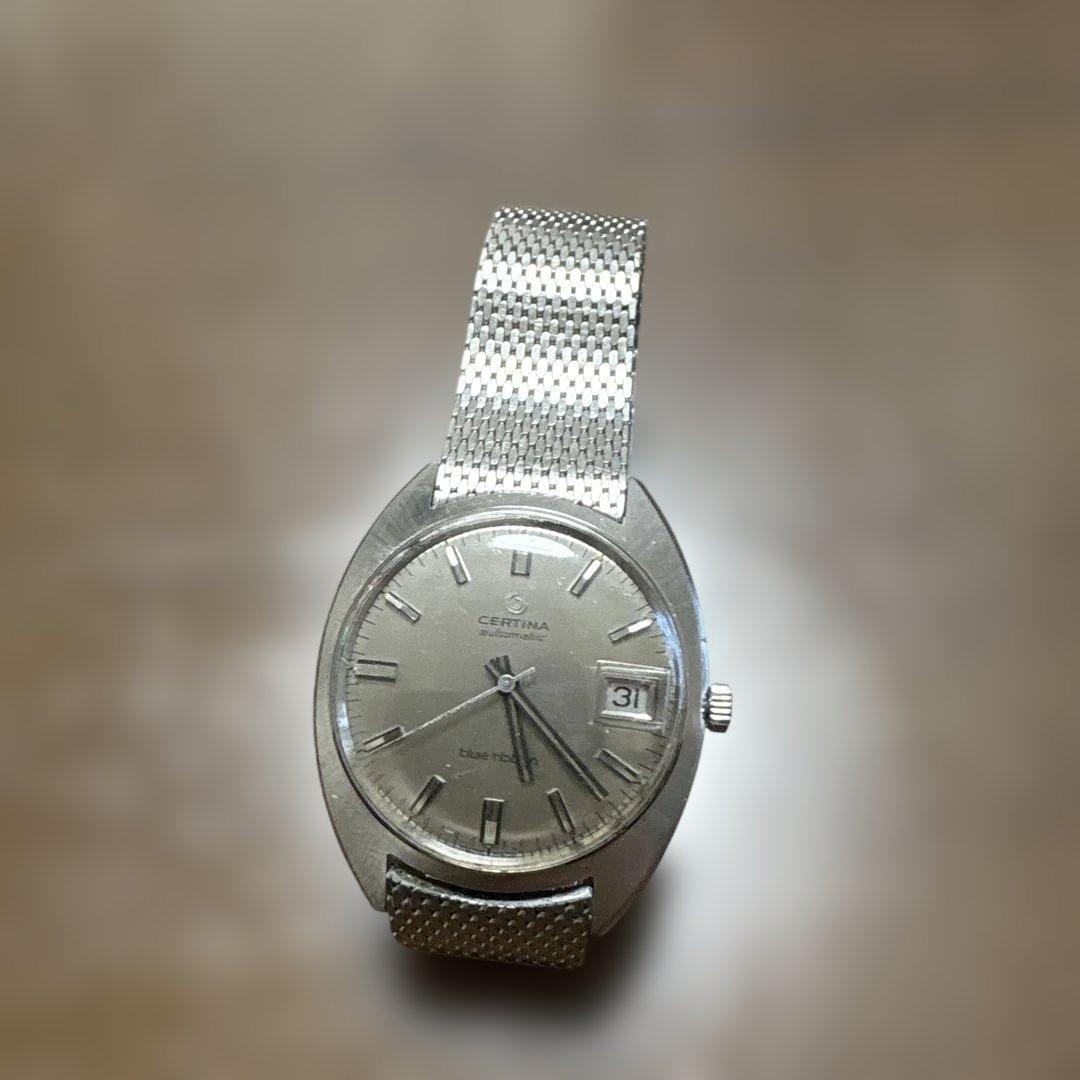 CERTINA 自動巻き時計 シルバー メッシュバンド動作確認済みです。