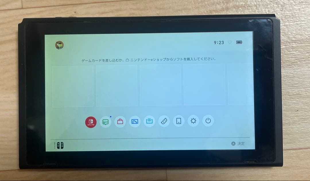 Nintendo Switch 初期型 本体 箱あり 付属品完備 画面焼けあり