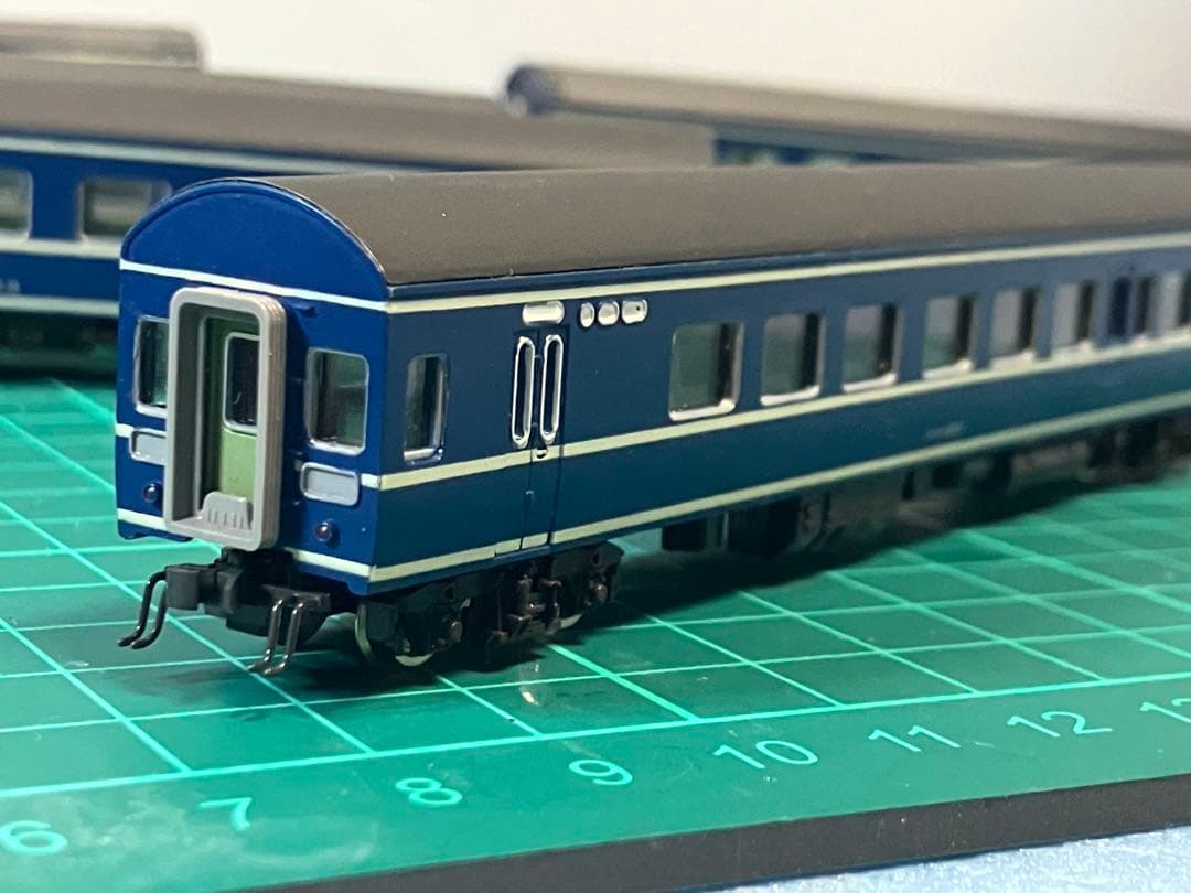 KATO Nゲージ　20系客車　電源車カニ22-2など10両 とバックサイン