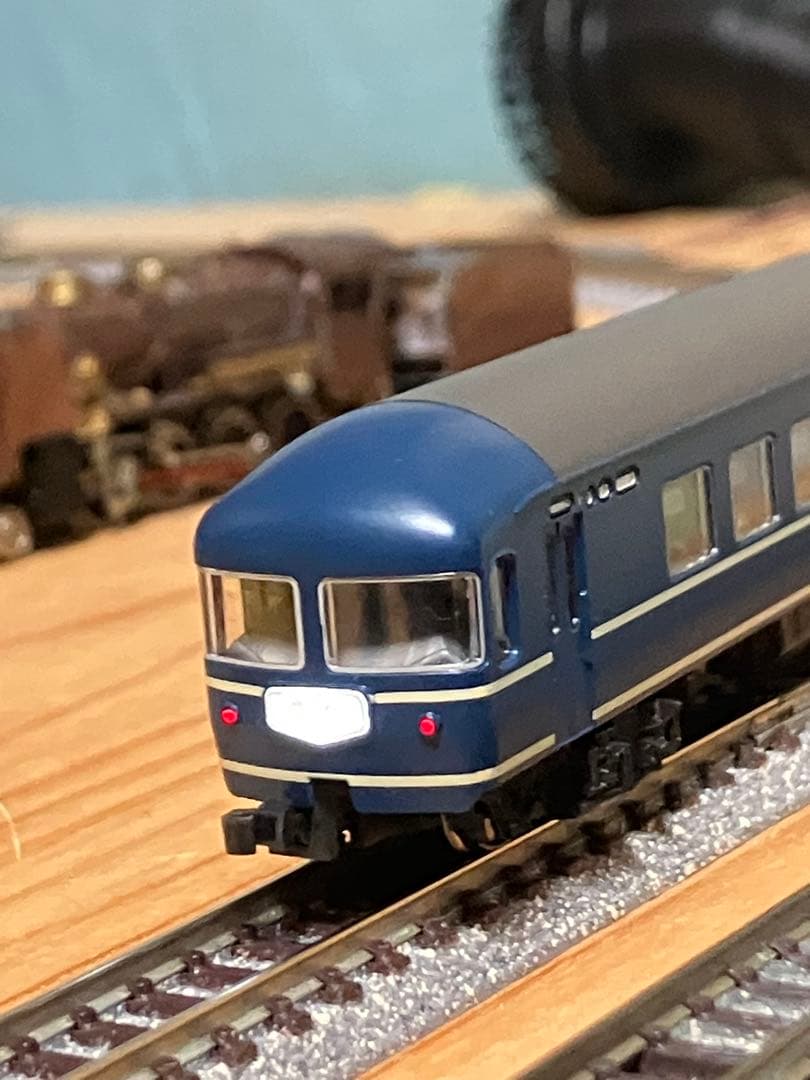 KATO Nゲージ　20系客車　電源車カニ22-2など10両 とバックサイン