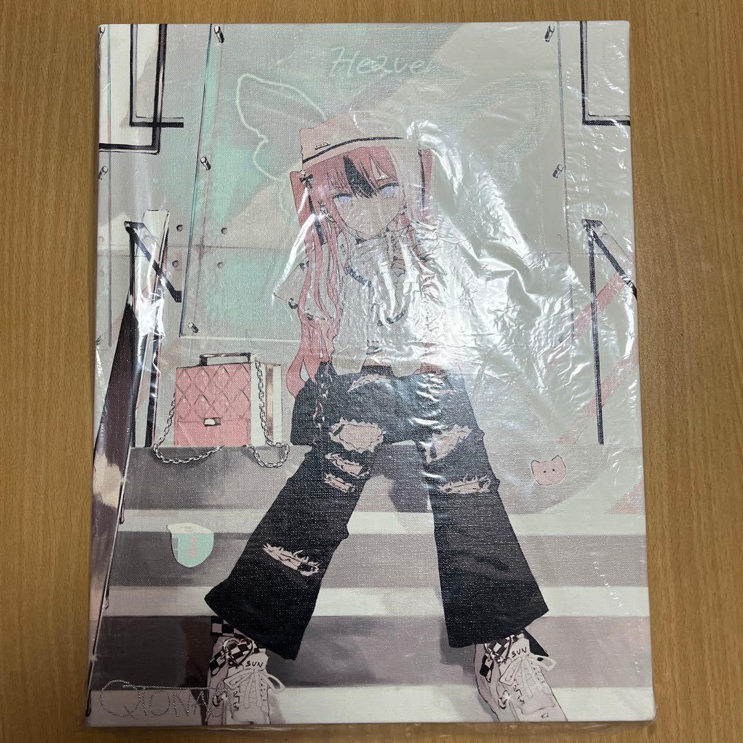 旧都なぎ 直筆サイン入りキャンバスアート2種 作品集 ステッカー2種