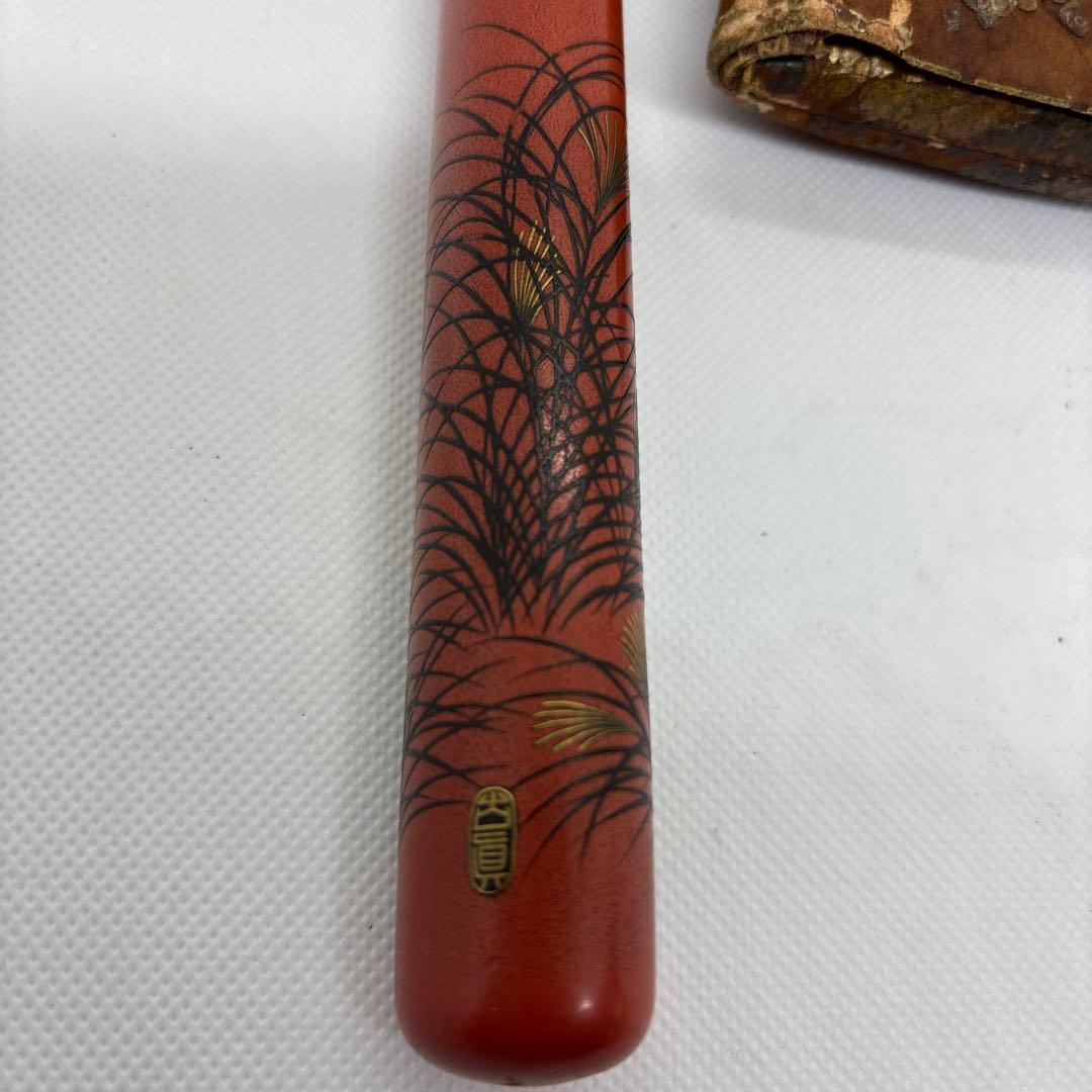 煙管　煙管筒　煙草袋　アンティーク