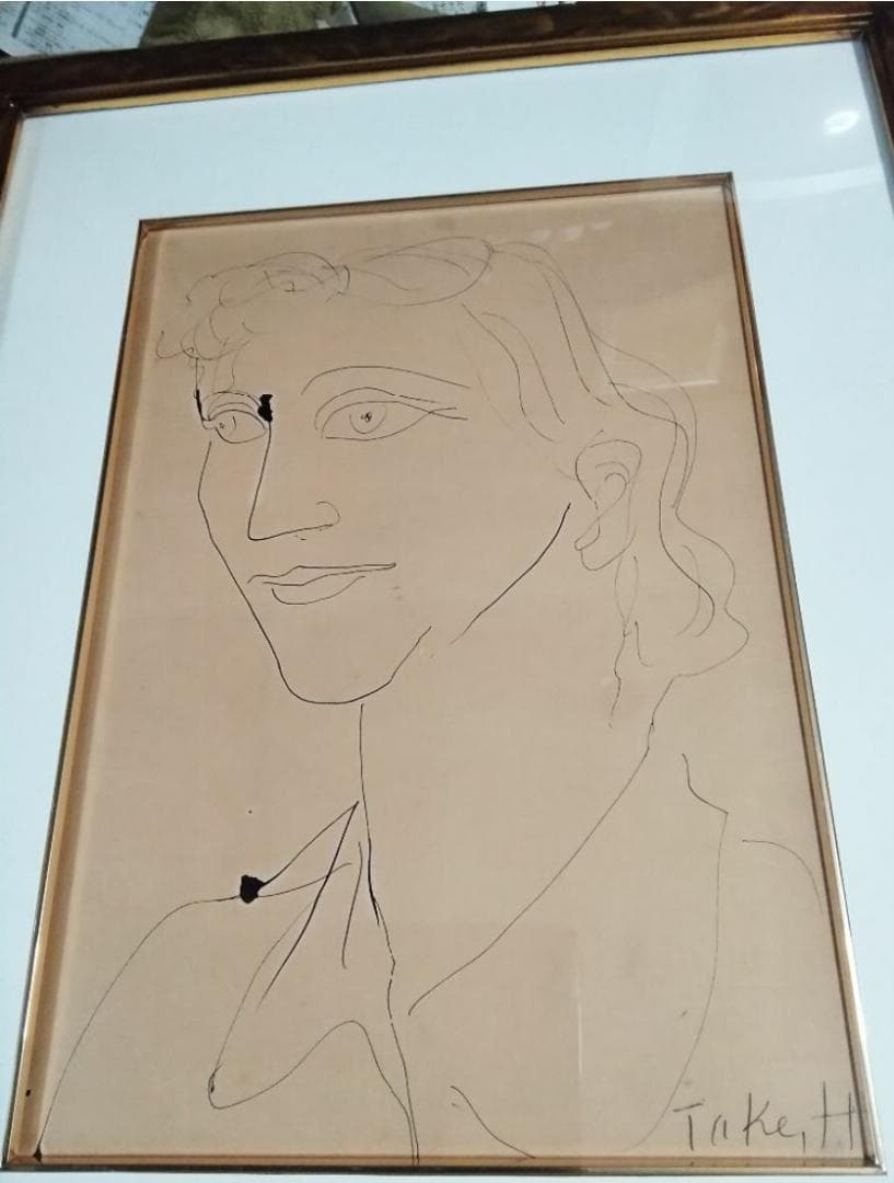 林武ペン画女性像6号巨匠真作美術年鑑評価1号500万円画家 林武ペン画女性像6号巨匠真作美術年鑑評価1号500万円画家 - メルカリ