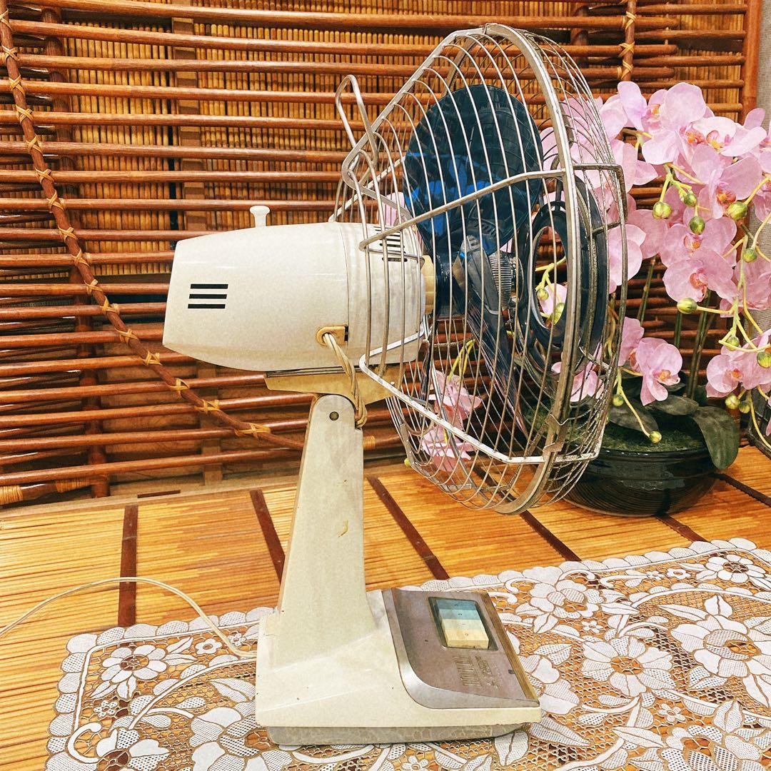ジャンク 三菱 扇風機 D30 昭和レトロ 当時物 インテリア ビンテージ