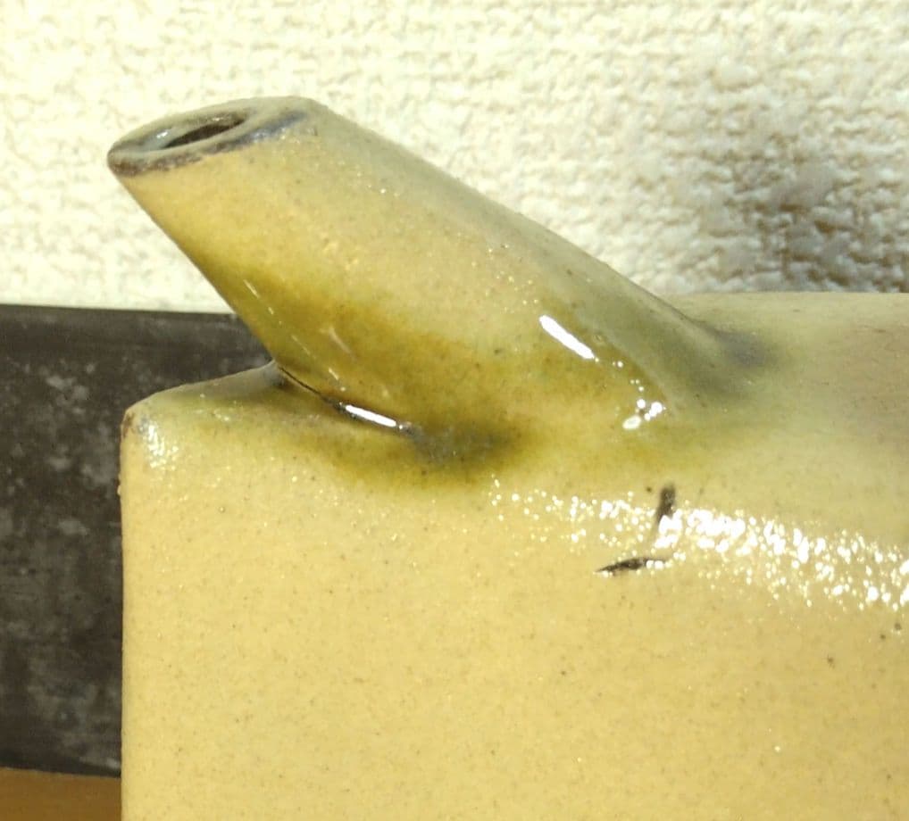 人間国宝 金城次郎 抱瓶 栞 共箱 未使用美品 壺屋焼 壷屋焼 やちむん魚紋抱瓶