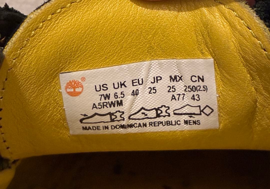 ティンバーランド 3eye クラシックラグ ヌバックレザー 黒 モカシン OVY