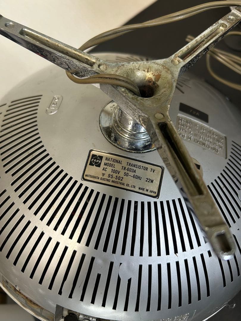 名作 スペースエイジ TV ナショナルTR-603A レトロ ミッドセンチュリー