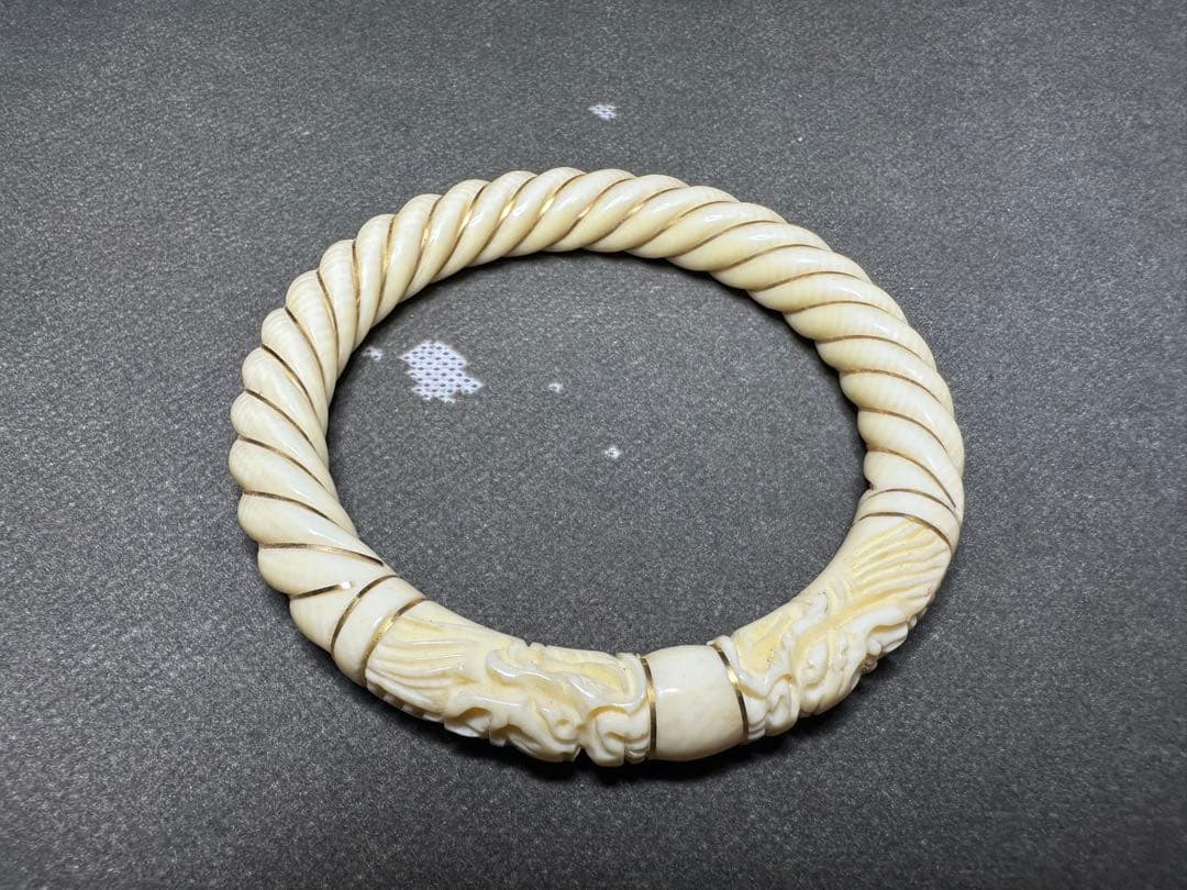 極上 バングル 天然素材 和装小物 骨董 美術品 昭和レトロ