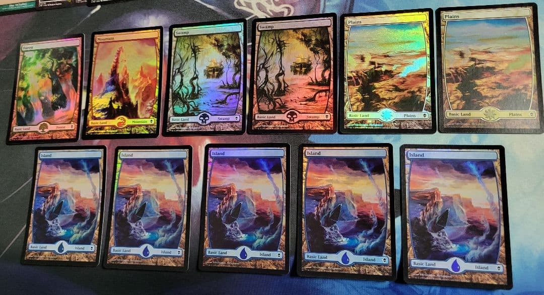 マジックザギャザリング　基本土地　旧ZEN　FOIL１１枚セット マジックザギャザリング 基本土地 旧ZEN FOIL11枚セット マジックザ