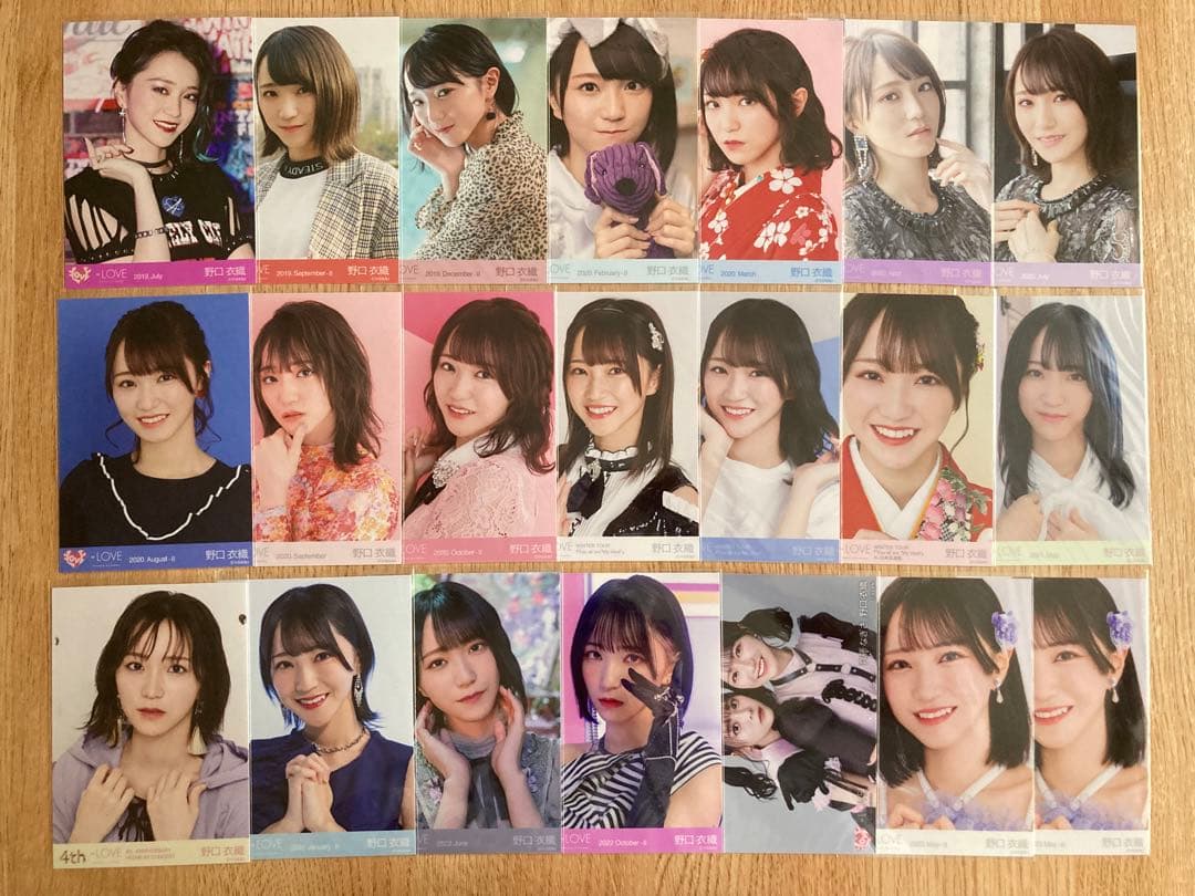 野口衣織 生写真 コンプ まとめ売り 特別