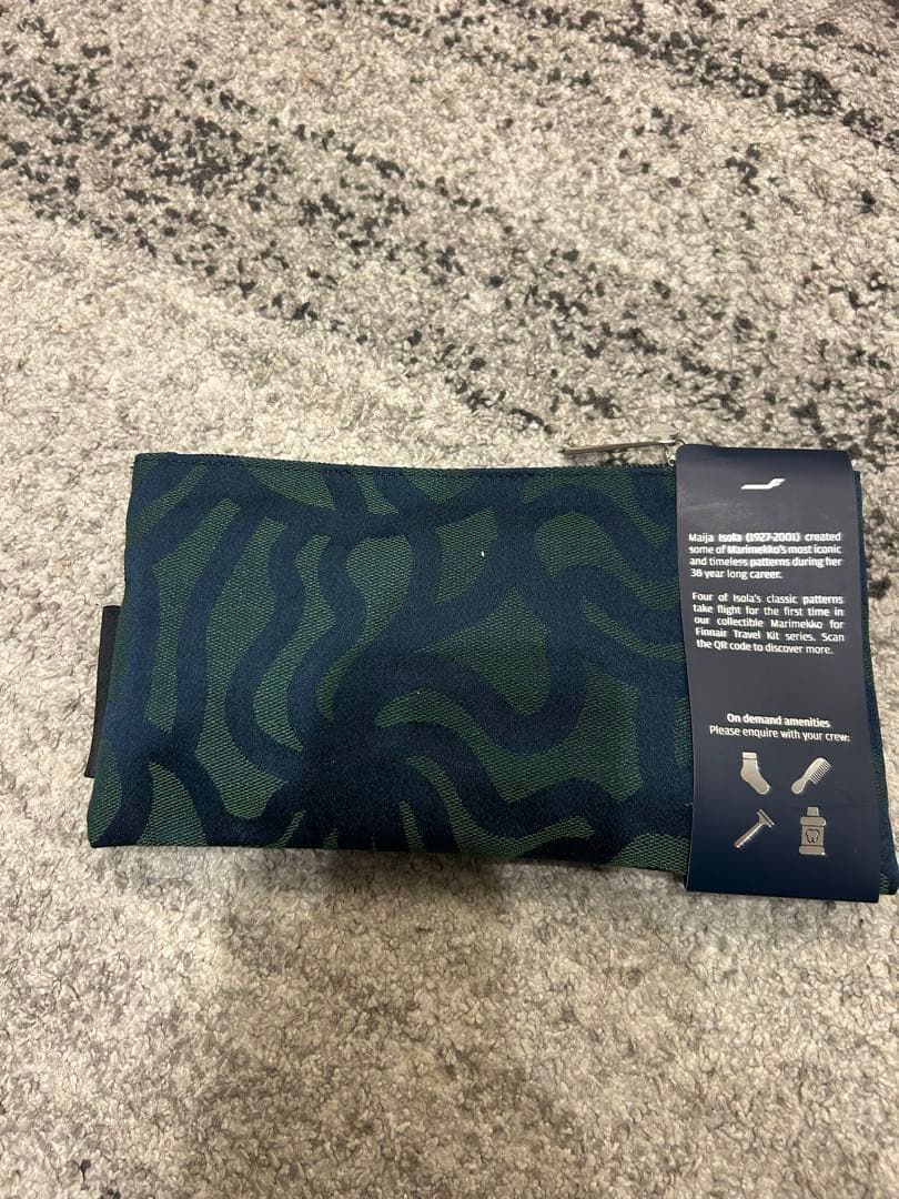 フィンエアーは昨年、アメニティキットをリニューアルしました