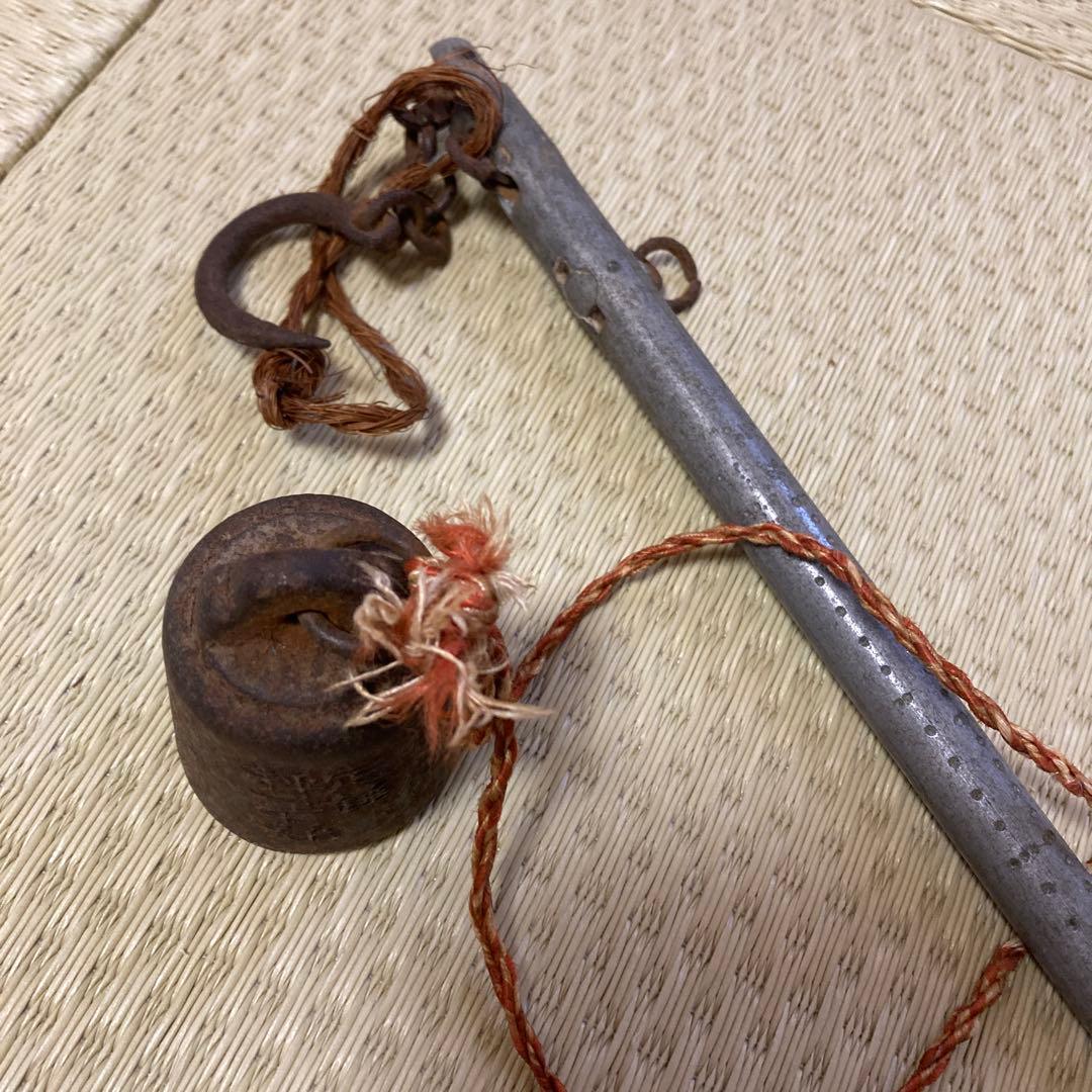 古道具 はかり 測り 天秤チギ 棒秤 昭和レトロ - メルカリ