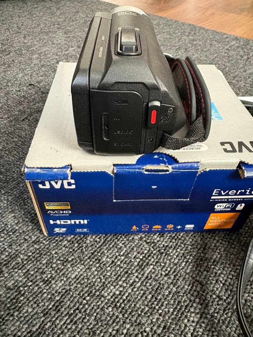 JVC Everio エブリオ GZ-RX500-B 防水ビデオカメラ64GB