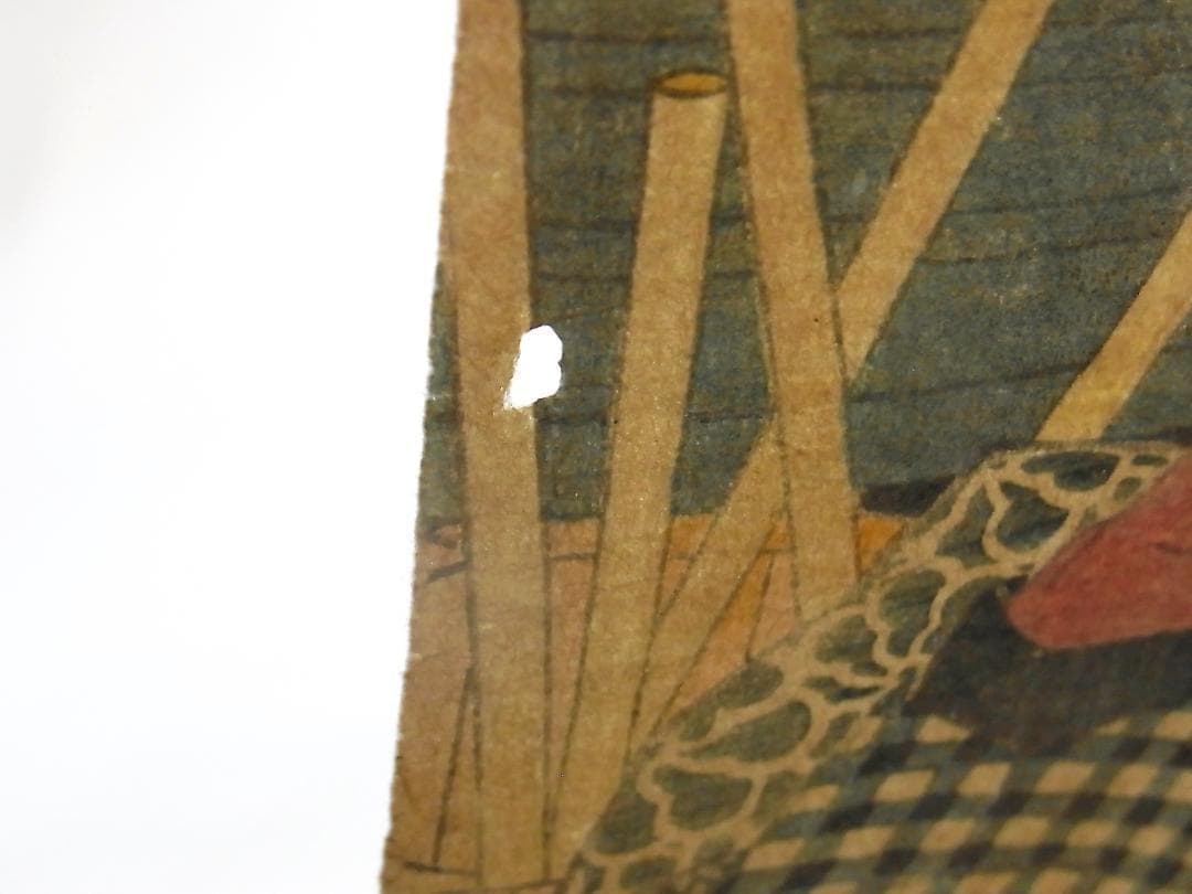 歌川国貞 浮世絵 木版画 餅つき風景2枚セット 年中行事 美人画 江戸時代