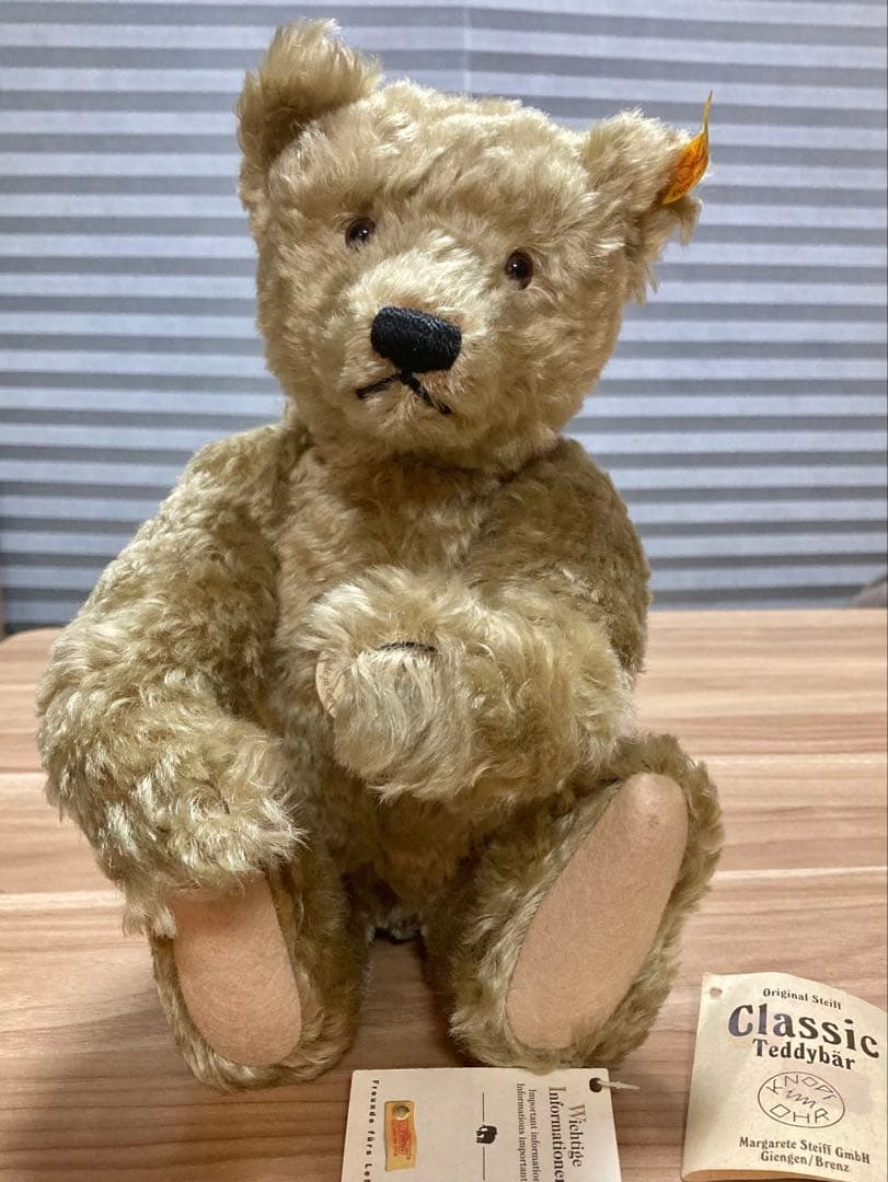 シュタイフ社 テディベア 1920 クラシック 000737 ビンテージ タグ付