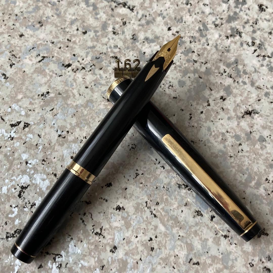 162 オーバーホール済み 万年筆 SAILOR ショート象嵌 23k 新着商品