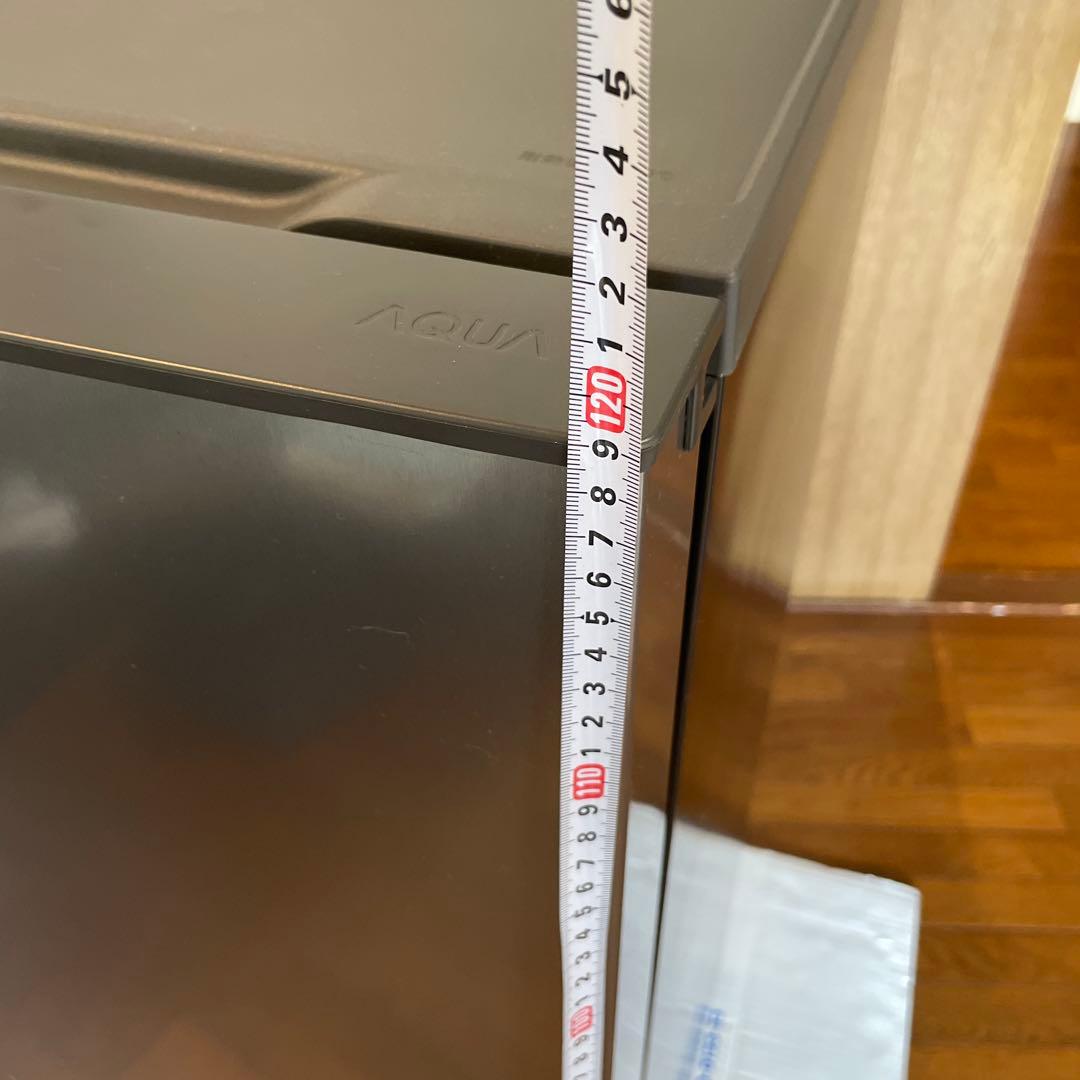 シルバー 2ドア冷蔵庫AQUA23年製135L AQRー14N(S) アクア