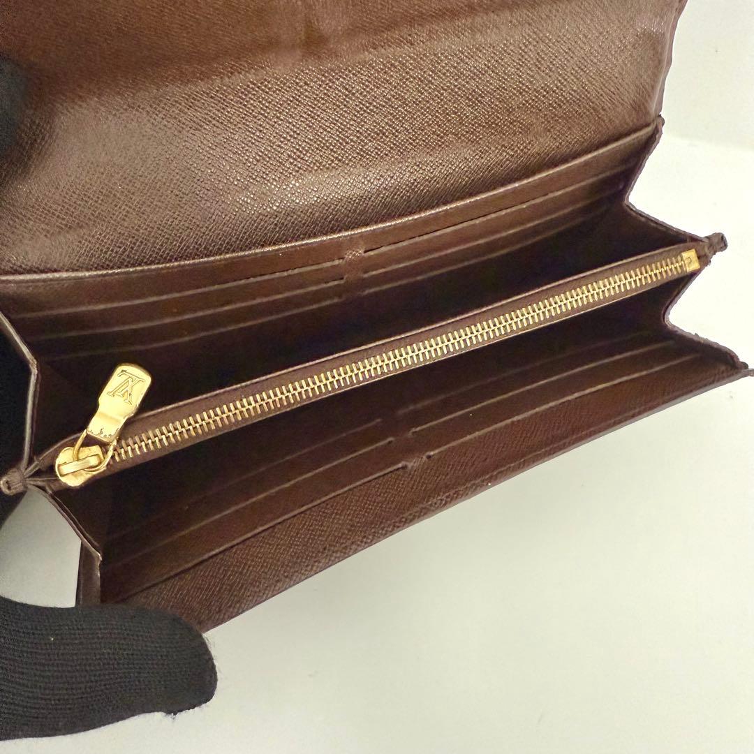 ルイヴィトン ダミエ 長財布 ポルトフォイユサラ 新型 男女兼用 カード16枚