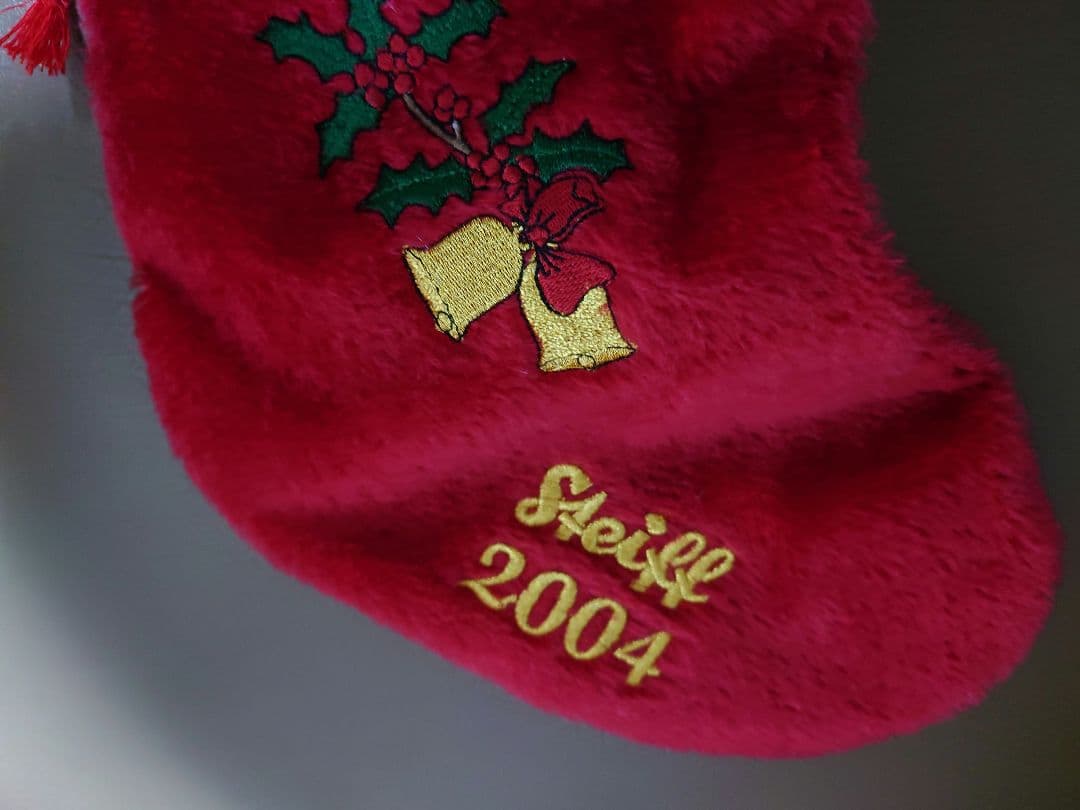 シュタイフテディベア　2004年クリスマスくつ下ベア