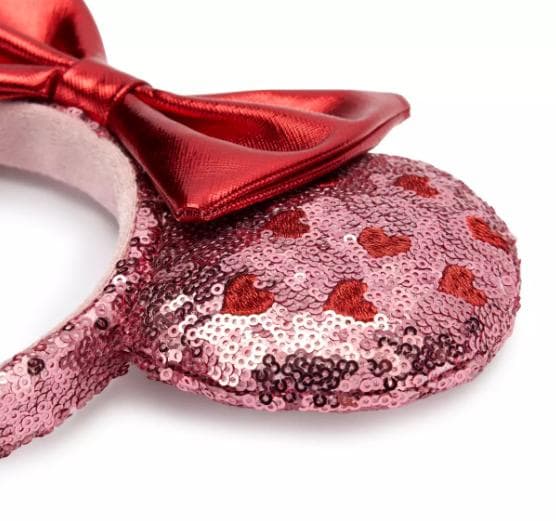 日本未発売】 ミニー バレンタイン スパンコールカチューシャ