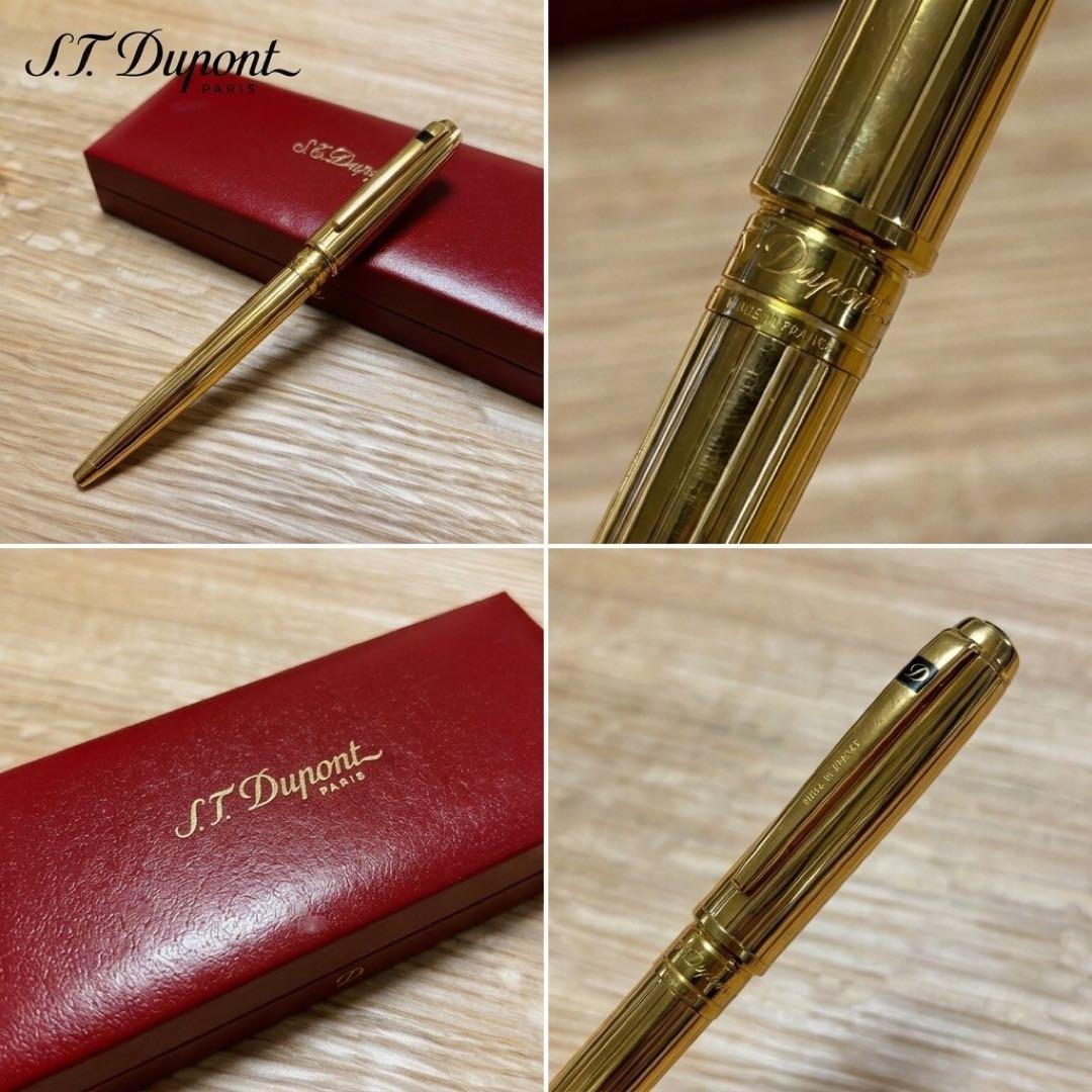 極美品】S.T. Dupont デュポン クラシック ボールペン ゴールド - メルカリ
